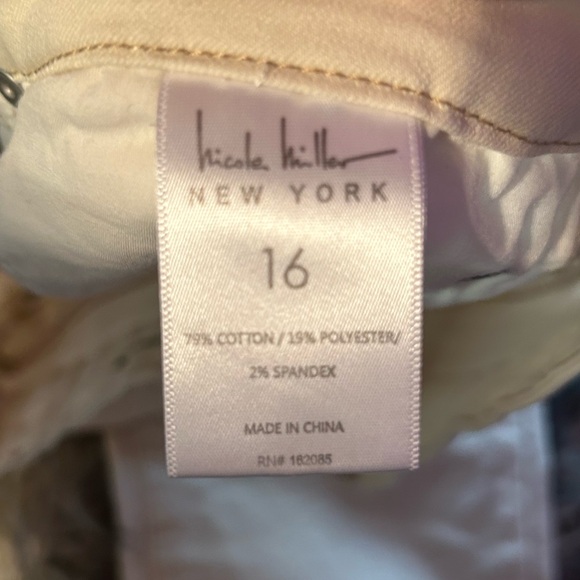 ⭒ nicole miller beige jeans - Picture 6 of 6